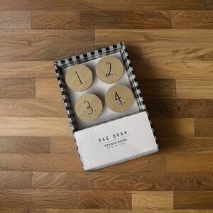 NWT Rae Dunn Numbered Drawer Knob Set